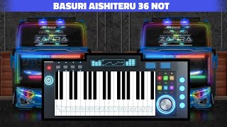 Download lagu Telolet Basuri Aishiteru 2 36 Not Versi Pianika || Basuri Pianika mp3