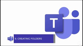09 - Creating Folders in Teams