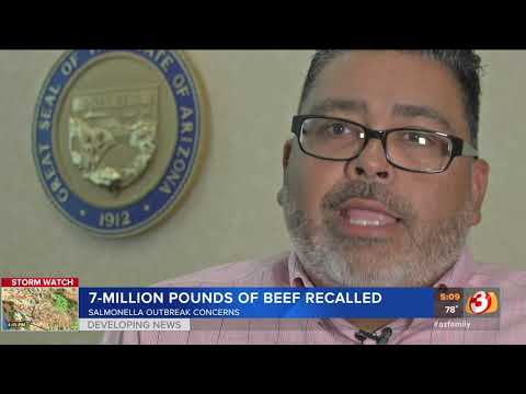 VIDEO: 7 million lbs. of ground beef from AZ plant...
