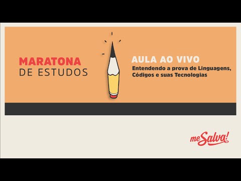 [AO VIVO] Me Salva! 15/09, às 16h - Raio-x da prova do ENEM: Linguagens, Códigos e suas Tecnologias