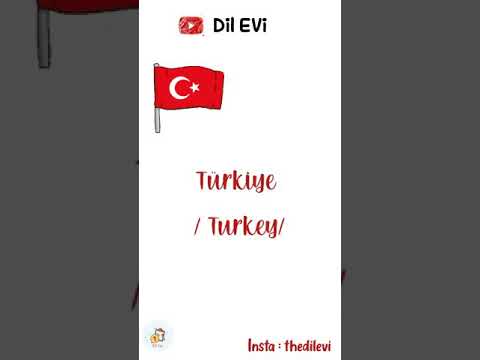 How to pronounce 'Türkiye' in  Turkish | Dil Evi