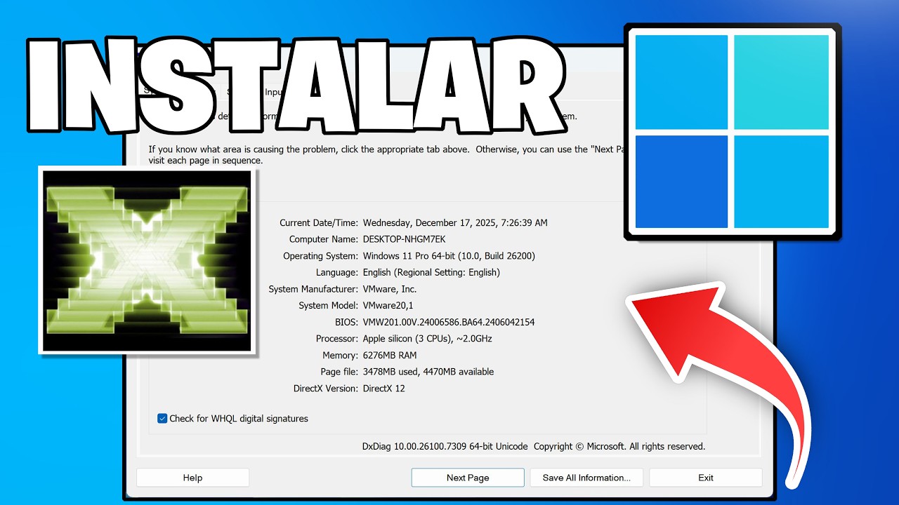 Cómo Descargar e Instalar DirectX 12 en Windows 10 y 11 🖥️🎮 Guía Completa