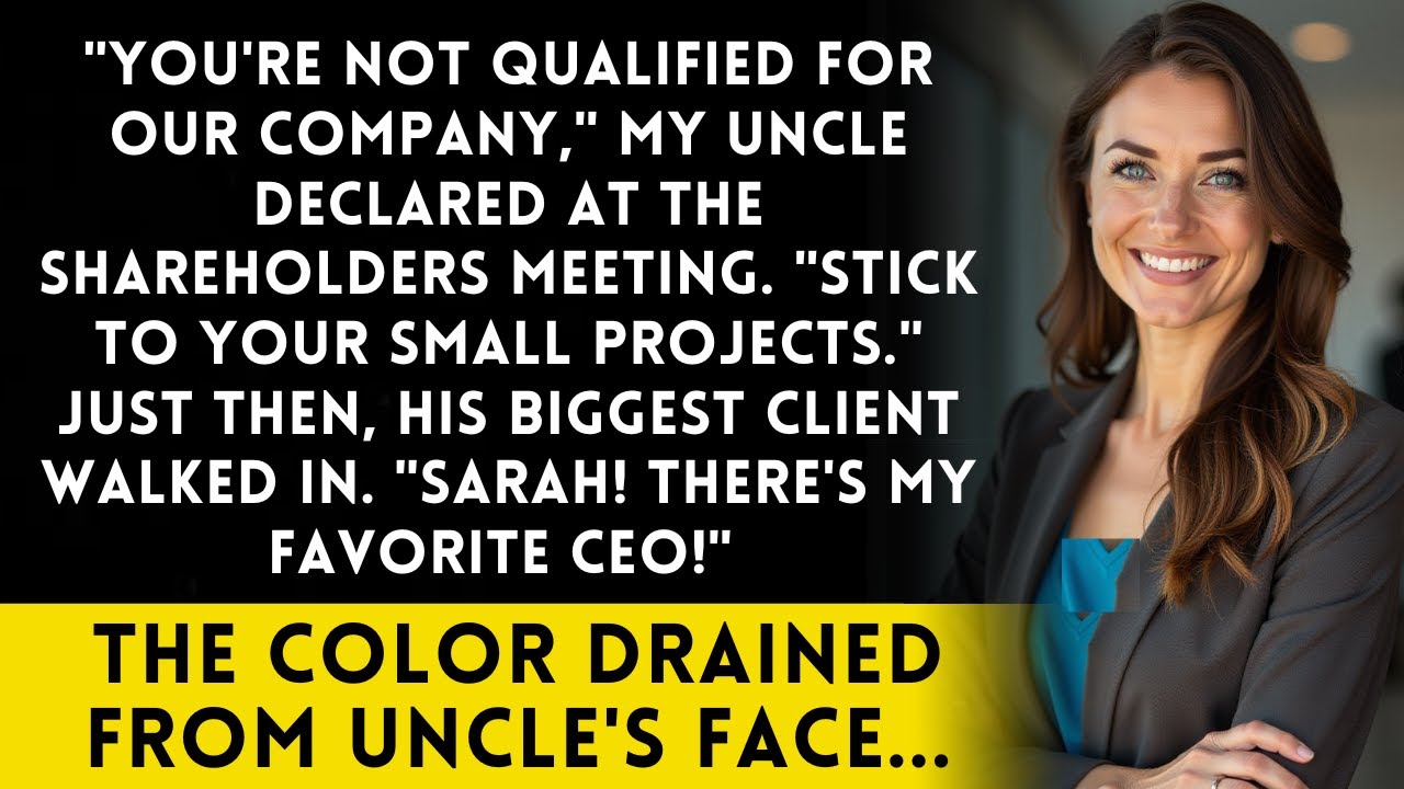We Don't Want You At The Family Business," Uncle Said. Then His Biggest Client Walked In...