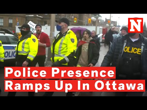 Police Pour Into Ottawa As Canadian ‘Freedom Truckers’ Remain Defiant
