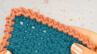 One of the Easiest and Fastest ⚡️Crochet Blanket Borders 💥