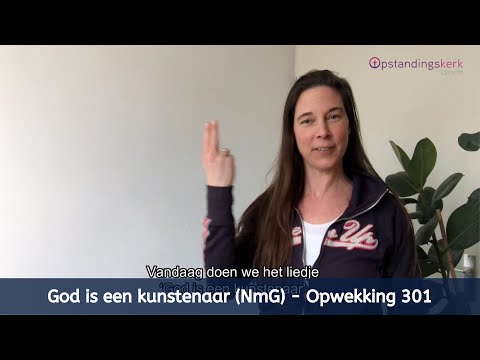 Kidslied 'God is een kunstenaar' (Opwekking  301) met gebaren NmG | Opstandingskerk Utrecht