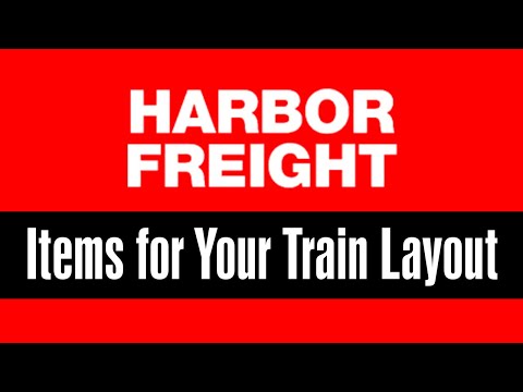 Harbor Freight Items for Your Model Railroad