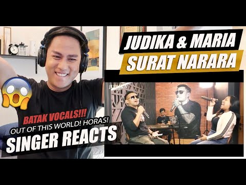 JUDIKA x MARIA IDOL - SURAT NARARA (Judika Studio) | SINGER REACTION