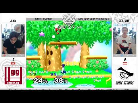 HFLAN 2019 - Alain (P1) VS TKA | Timi (P2) SSBM Falco Bracket - Smash Melee
