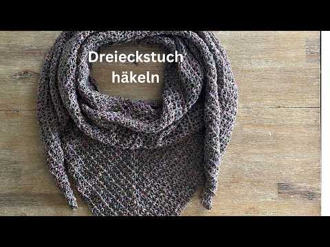 Dreieckstuch häkeln -  ganz einfach