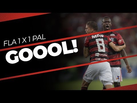 GOL! FLAMENGO 1 X 1 PALMEIRAS - BRASILEIRÃO 2018