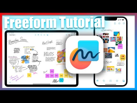 How To Use Freeform App Tutorial For iPad and iPhone