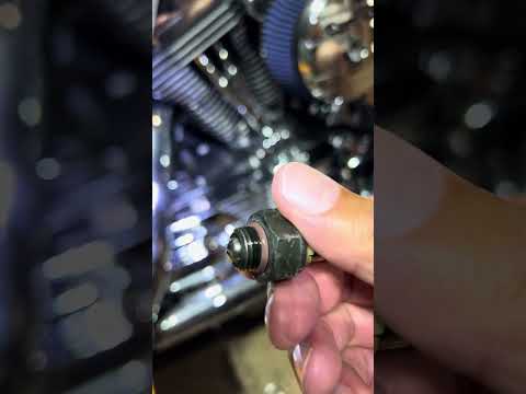 Harley Davidson Electra Glide neutral switch and top transmission cover gasket replacement.