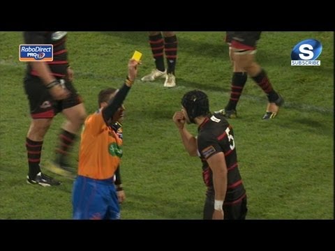 Izak van der Westhuizen Yellow Card - Ulster v Edinburgh, Friday 22nd Nov 2013