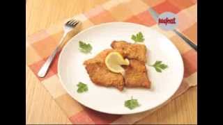 إسكالوب بانيه - وصفات فتافيت القصيرة - فتافيت