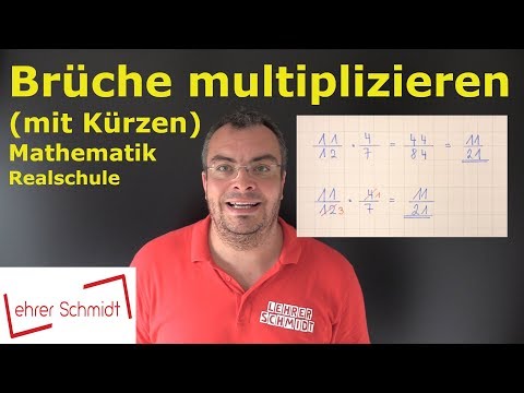 Multiplying fractions (with reduction) - "smart" method - saves time | Lehrerschmidt