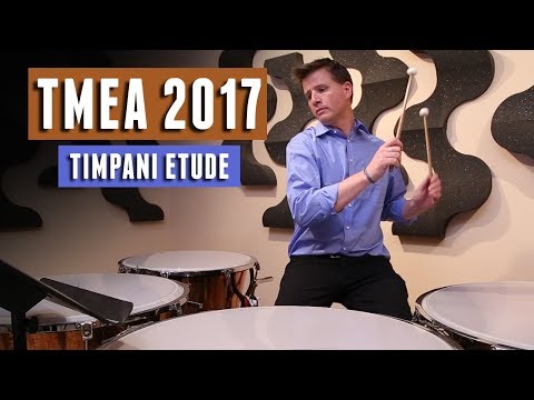 TMEA 2017 Percussion All-State Music: Timpani Etude