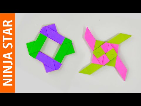 Origami Shuriken Origami Ninja Star Tutorial