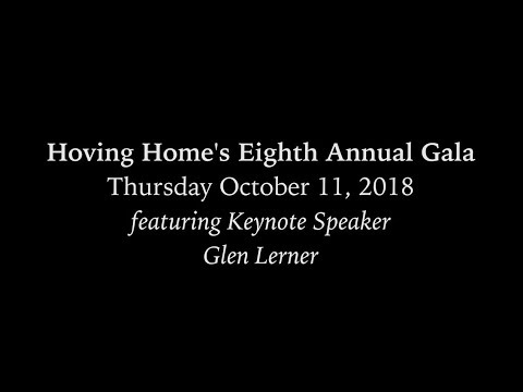 #GlenLerner Keynote Speaker at #HovingHome Gala