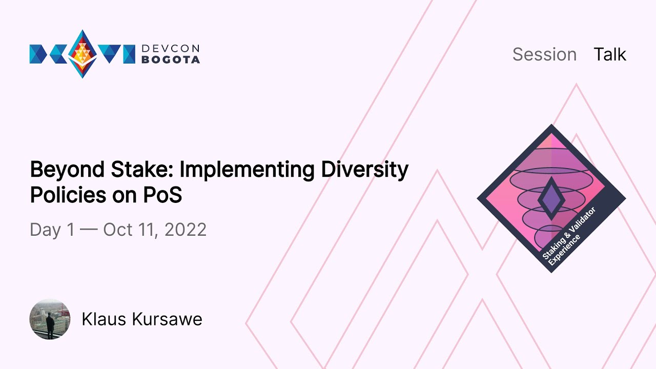 Beyond Stake: Implementing Diversity Policies on PoS preview