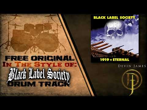 🥁 Black Label Society Style Drum Track 133 BPM | Free WAV Download