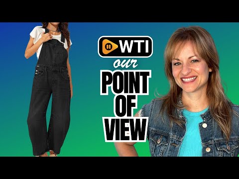 Barrel Overalls Denim Jumpsuits for Women Casual Loose Baggy Jeans Pants Sleeveless Bib Jumpers with Pockets Medium Classic Black - WTI product video review