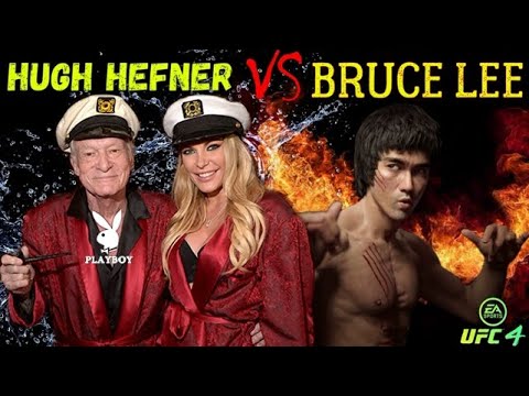 Bruce Lee vs. Hugh Hefner - EA sports UFC 4 - CPU vs CPU