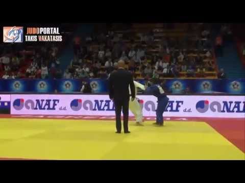 Judo Grand Prix Zagreb 2014 Final -52kg EURANIE Annabelle (FRA) - RAMOS Joana (POR)
