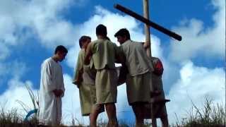 Via Sacra - Jesus morre e é colocado no colo de sua Mãe