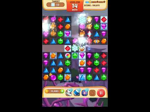Jewel Match King Level 348 - Walkthrough ( No Booster )