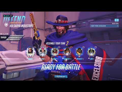 Overwatch Human Aimbot IDDQD Goes Insane As Soldier & Mccree