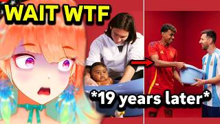 Kiara finds out that Messi met Lamine Yamal at 0 years old: