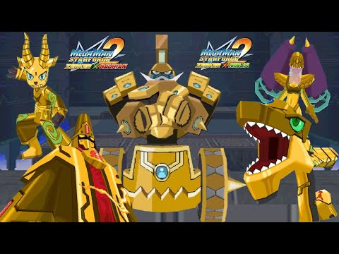 Mega Man Star Force 2 DX Bosses S Rank with Real Brothers
