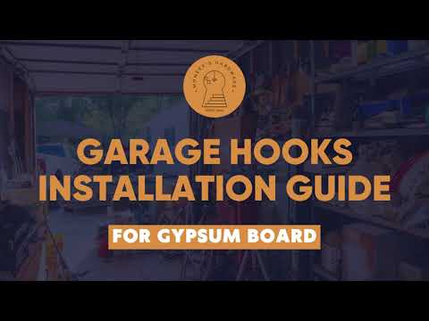 MH Garage Hooks Installation Guide For Drywall/ Gypsum Board