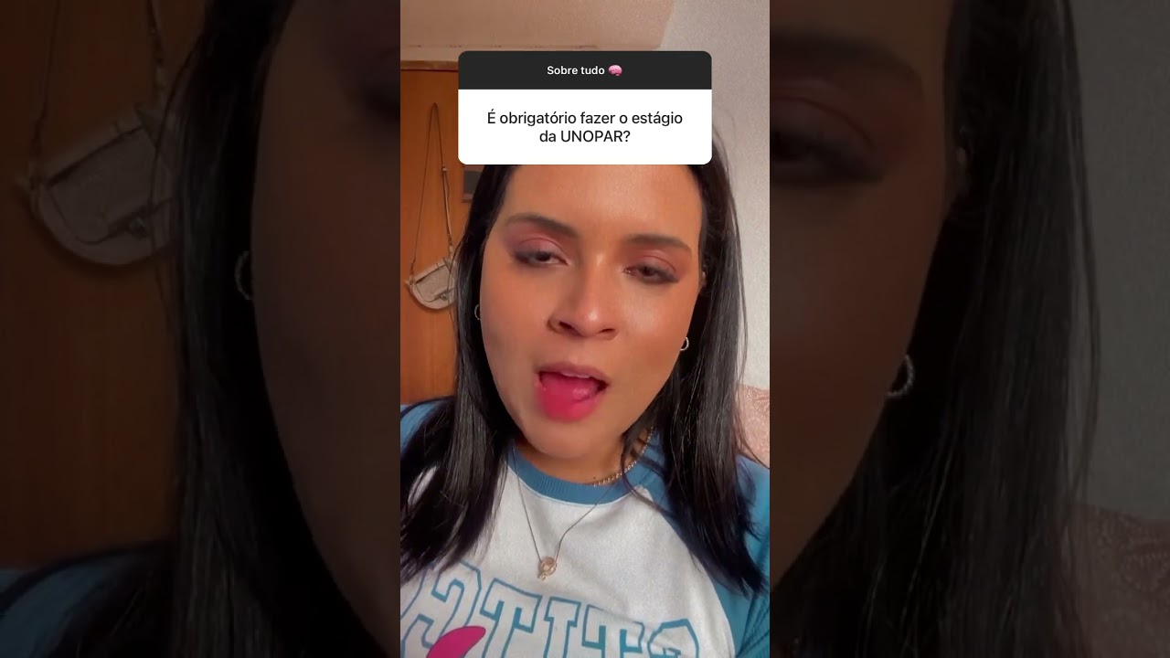 É obrigatório fazer o estágio da UNOPAR? #faculdade #kroton #unopar #anhanguera