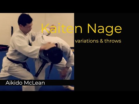 Aikido McLean: Technique, Kaiten-nage Omote & Ura variations and throws