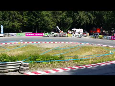 GSMP Limanowa 2016 Porsche crash