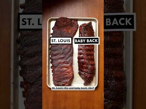 St. Louis vs Baby Back Ribs, Explained