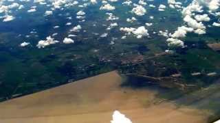 preview picture of video 'Vista aérea de la Represa de Calabozo, estado Guárico en Conviasa, vuelo Caracas-SanFernando'