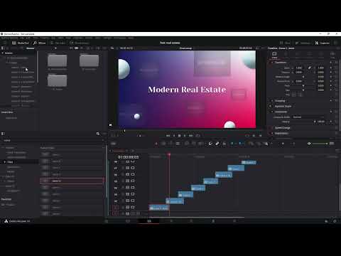 TUTORIAL | Modern Real Estate: DaVinci Resolve template
