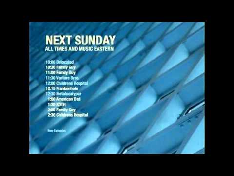 [adult swim] Sunday Schedule Blue Diamonds