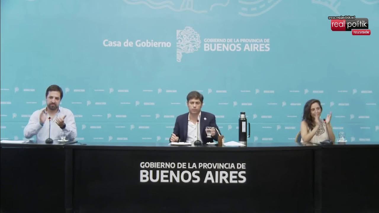 Kicillof y Kreplak anuncian la reglamentación de la Ley Provincial 14.865