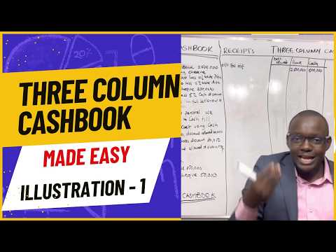 Three Column Cashbook - illustration 1