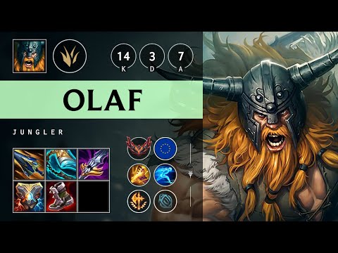 Olaf Jungle vs Jarvan IV - EUW Grandmaster Patch 25.18