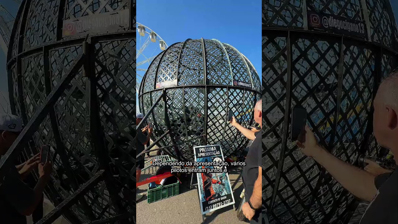 Você teria coragem de entrar no Globo da Morte? 😱