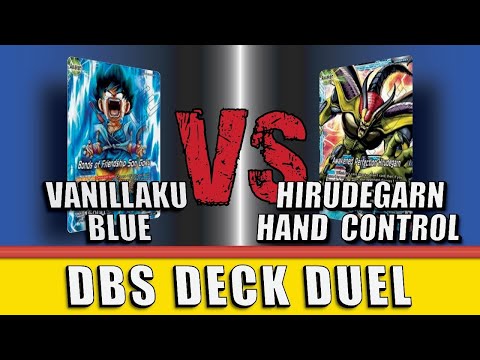Skill-Less Goku (U) vs Hirudegarn Hand Control (U/B) | DBS Deck Duel