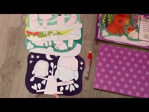 Avis vidéo Coloriages magiques Caché dehors DJECO