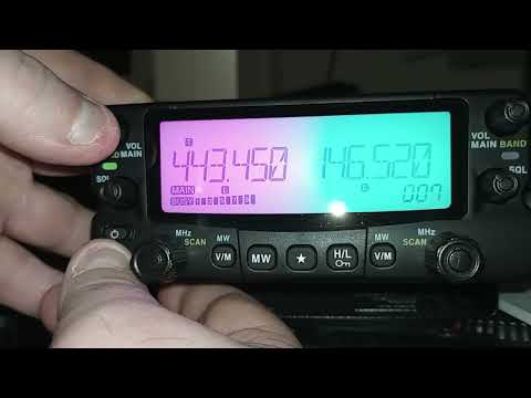 ALINCO DR-735. HOW TO PUT A FREQUENCY, SHIFT, AND PL INTO A MEMORY CHANNEL. "W2KX" BOBBY TRATES.