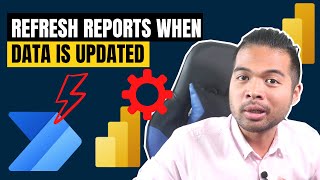 Refresh your Reports ONLY when it updates using POWER AUTOMATE // Beginners Guide to Power BI