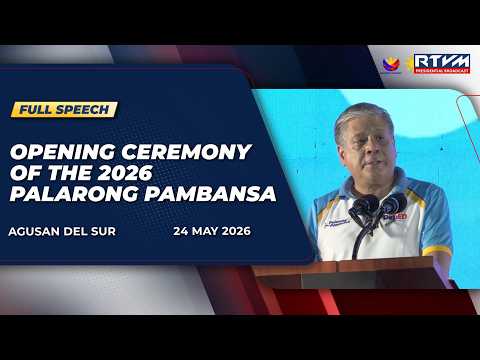 Opening of the 2026 Palarong Pambansa (Speech)